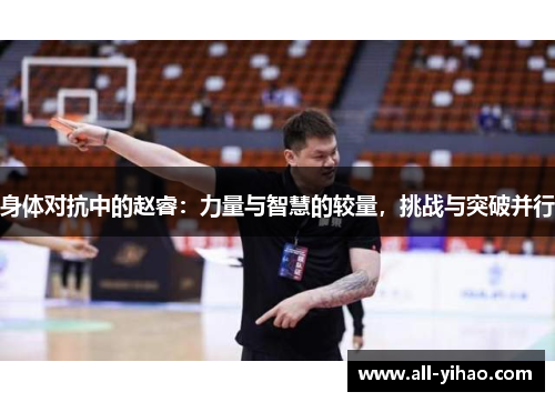 身体对抗中的赵睿：力量与智慧的较量，挑战与突破并行