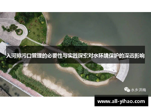入河排污口管理的必要性与实践探索对水环境保护的深远影响