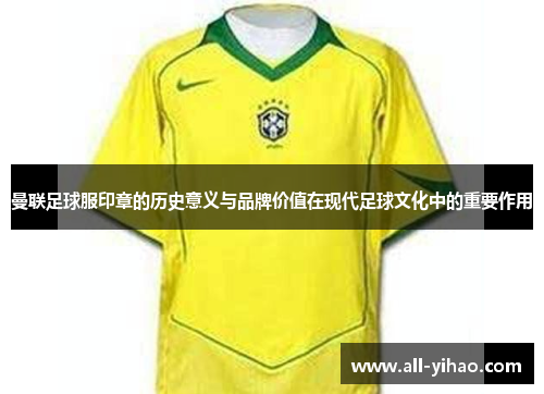 曼联足球服印章的历史意义与品牌价值在现代足球文化中的重要作用