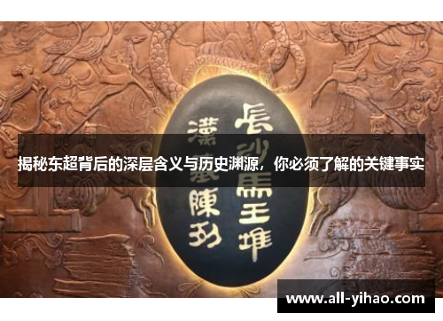 揭秘东超背后的深层含义与历史渊源，你必须了解的关键事实